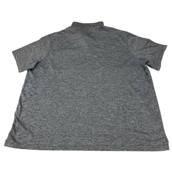 Duluth Polo Shirt Mens Size 2XL Gray Polyester Short Sleeve Fit Golf Performance - Picture 2 of 14